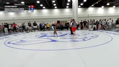 285 lbs 5th Place Match - Korbin Mincey, GA vs Brian Fernandez-Oritz, FL