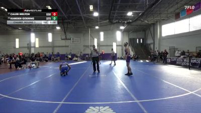 174 lbs Champ. Round 1 - Caleb Melton, University Of The Ozarks vs Kamden Goering, Luther