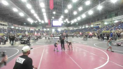 52 lbs Semifinal - Jaxson Pierson, Colorado Hammers vs Cash Dyess, Colorado Top Team