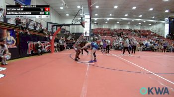 105-115 lbs Rr Rnd 2 - JazLynn West, The Academy Wichita Kansas vs Aryzona Cummings, Mojo Grappling Academy