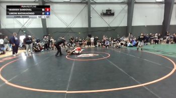 16U Boys FS - 138 lbs Cons. Semis - Madden Sandoval, WA vs Limoni Matakaiongo, UT