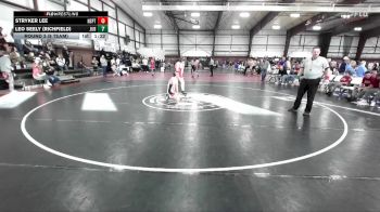 144 lbs Round 3 (8 Team) - Stryker Lee, North Sanpete vs Leo Seely (Richfield), Juab B