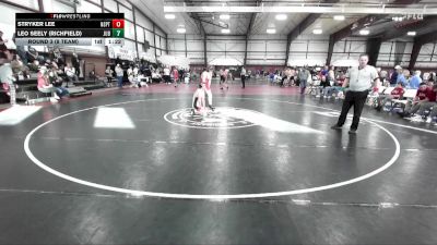 144 lbs Round 3 (8 Team) - Stryker Lee, North Sanpete vs Leo Seely (Richfield), Juab B