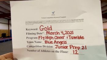 Fly High Cheer and Tumble [L2.1 Junior - PREP] 2021 Varsity Virtual Competition Series - Prep & Novice I