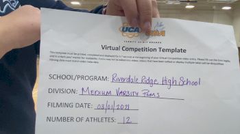 Riverdale Ridge High School [Medium Varsity - Pom] 2021 UDA West Spring Virtual Dance Challenge