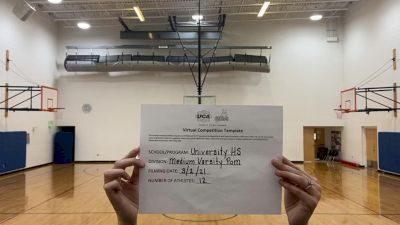 University High School [Medium Varsity - Pom] 2021 UDA West Spring Virtual Dance Challenge