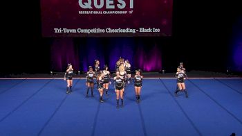 Tri-Town Competitive Cheerleading - Black Ice [2022 L4 Performance Rec - 8-18 (NON) - Small Finals] 2022 The Quest