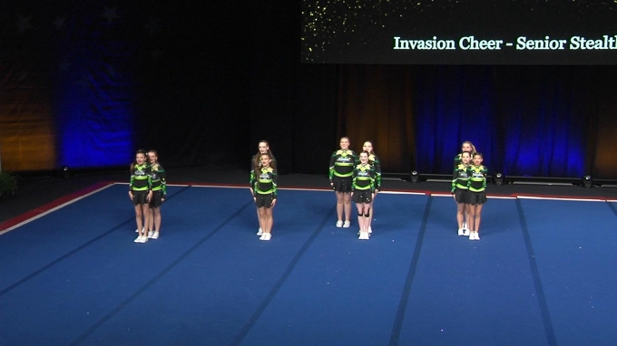 Invasion Cheer - Senior Stealth [2022 L1 Senior - D2 Day 2] 2022 UCA ...