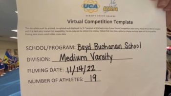 Boyd-Buchanan School [Medium Varsity] 2022 UCA November Virtual Regional