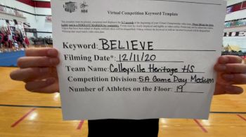 Colleyville Heritage High School [Game Day Medium Varsity] 2020 NCA December Virtual Championship