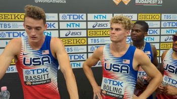 USA's 4x400m Enjoy Budapest's Atmosphere