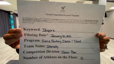 Fierce Factory Dance & Talent - Intensity [Junior - Pom] 2021 GSSA DI & DII Virtual Championship