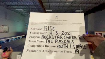 Rockstar Cheer Rhode Island - The Rascals [L1 Youth] 2021 The Regional Summit Virtual Championships