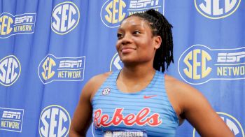 'This year I got it!' Jalani Davis becomes second woman in SEC history to sweep shot put and weight throw
