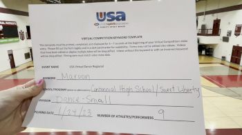 Centennial High School [Dance - Small] 2023 USA Virtual Dance Regional