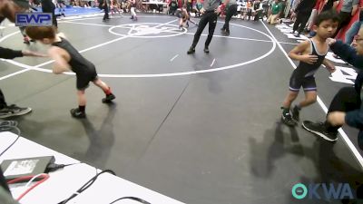 45 lbs Round Of 16 - Nathan Ussrey Jr., Catoosa Youth Wrestling vs Edgar Ruiz, Fayetteville Youth Wrestling Club