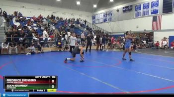 160 lbs Cons. Round 4 - Frederick Ekenberg, Samohi Wrestling vs Eden Khamnoy, LB Wilson