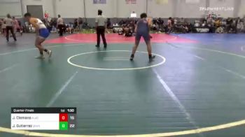 160 lbs Quarterfinal - Julian Clemans, Alaska Avalanche Black vs Joseph Gutierrez, Granite