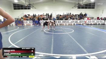 132 lbs Cons. Round 4 - Roman Soto, Westmont vs Daniel Berrocales, El Diamante