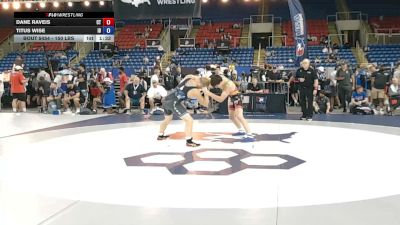 150 lbs Cons. Rd Of 64 - Dane Raveis, Connecticut vs Titus Wise, Idaho