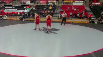 133 lbs 3rd Place Match - Ashton Gamboa, Quincy vs Logan Lopez, Grand View