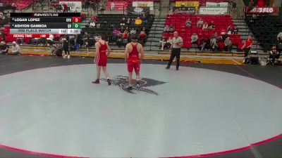 133 lbs 3rd Place Match - Ashton Gamboa, Quincy vs Logan Lopez, Grand View