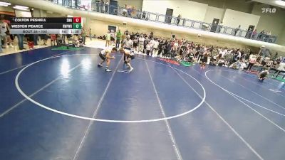 150 lbs Quarterfinal - Colton Peshell, Sanderson Wrestling Academy vs Weston Pearce, Riverton Wolf Pack Wrestling Club
