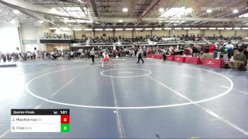 170 lbs Quarterfinal - Jack MacKiernan, Pinkerton Academy vs Spencer Fine, Bishop Hendricken
