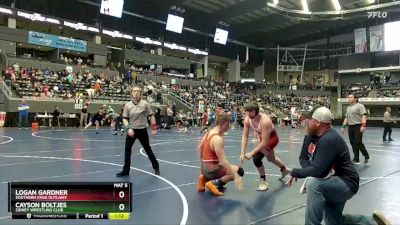 2nd Place Match - Logan Gardner, Southern Iowa Outlaws vs Cayson Boltjes, Sidney Wrestling Club