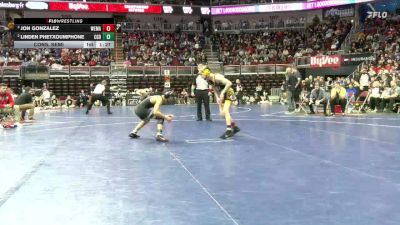 2A-120 lbs Cons. Semi - Jon Gonzalez, West Marshall vs Linden Phetxoumphone, Clarion-Goldfield-Dows