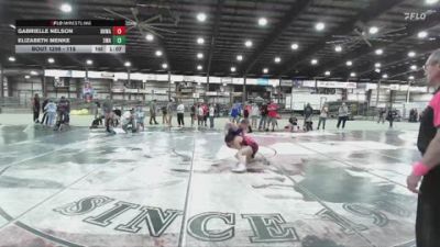 118 lbs Round 5 - Elizabeth Menke, 308 Wrestling Academy vs Gabrielle Nelson, Black Hills Wrestling Academy