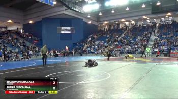 106 lbs Cons. Round 7 - Raekwon Shabazz, Xavier vs Dunia Sibomana, Long Beach