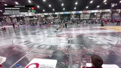 70 lbs Cons. Round 2 - Hudson Haaland, Hazen Wrestling Club vs Beckam Walston, Team Champs