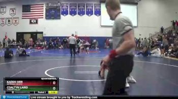 106 lbs Quarterfinal - Kaden Orr, Natrona County vs Coaltyn Laird, Lander Valley