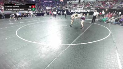 D2-165 lbs Semifinal - Austin Kufner, Fox Valley Lutheran vs Steven Kielpikowski, Denmark