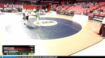 2A 285 lbs Quarterfinal - Scott Cook, Niles (Notre Dame) vs Andy Burburija, Crystal Lake (South)