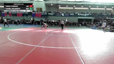 120 lbs Round Of 32 - Angel Stimson, East Lyme/Norwich Tech vs Daniel Goldsmith, West Haven