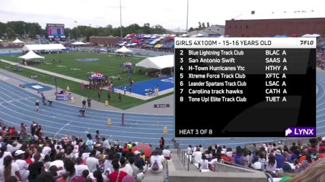 Youth Girls' 4x100m Relay Championship, Semi-Finals 3 - Age 15-16
