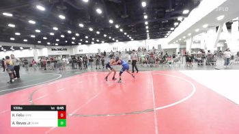 109 lbs Consi Of 8 #1 - Ruben Felix, Hyperbolic vs Andrew Reyes Jr, Team Thunder