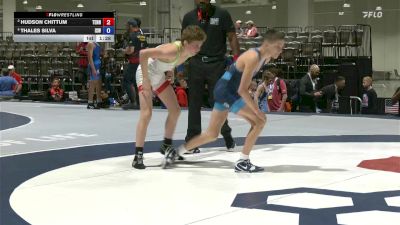 45 lbs Cons. Semis - Hudson Chittum, Tennessee vs Thales Silva, Izzy Style Wrestling