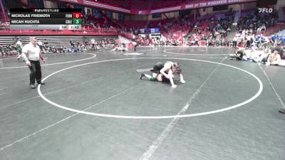 175 lbs D2/d3 - Semi-finals (sat 10:00am.) - Micah Kuchta, Coleman vs Nicholas Friemoth, Fennimore