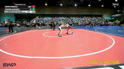 88 lbs Consi Of 8 #1 - Gavin Fernald, Smitty's Barn vs Hunter Hartzell, New Plymouth