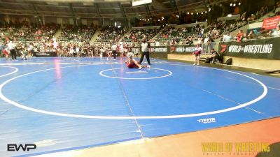 85 lbs Round Of 16 - David Leon, Cory Clark Wrestling vs Brian Baca, Juggernaut Wrestling Club