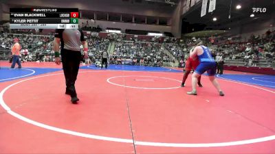 285 lbs 1st Place Match - Evan Blackwell, Little Rock Central High School Wrestling vs Kyler Pettit, Bauxite Mini Miners Wrestling