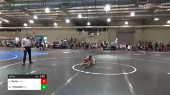 60 lbs Quarterfinal - Jaxon Roller, Raw vs Eastin Province, Collinsville Cardinals