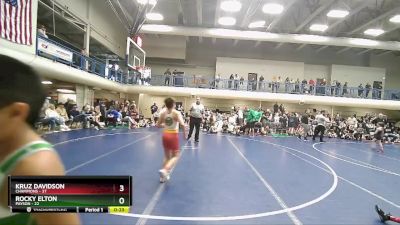 100 lbs 2nd Wrestleback (16 Team) - Jackson Blakely, Champions vs Keli?i Saga, Payson