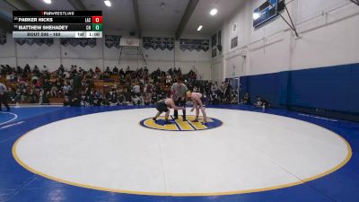 169 lbs Cons. Round 1 - Matthew Shehadey, Clovis North vs Parker Hicks, Lassen