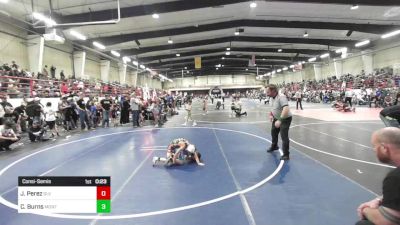 62 lbs Consolation - Julio Perez, SLV Elite WC vs Cash Burns, Montrose Wrestling Club