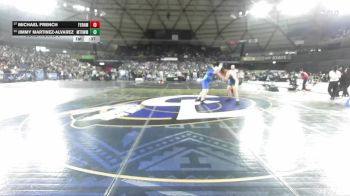 Boys 3A 215 lbs Cons. Round 3 - Michael French, Ferndale vs Jimmy Martinez-Alvarez, Mountain View