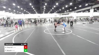 114 lbs Consi Of 8 #2 - Austin Esquivel, Thundercats WC vs Frankie DeLeon, Rancho Bernardo WC